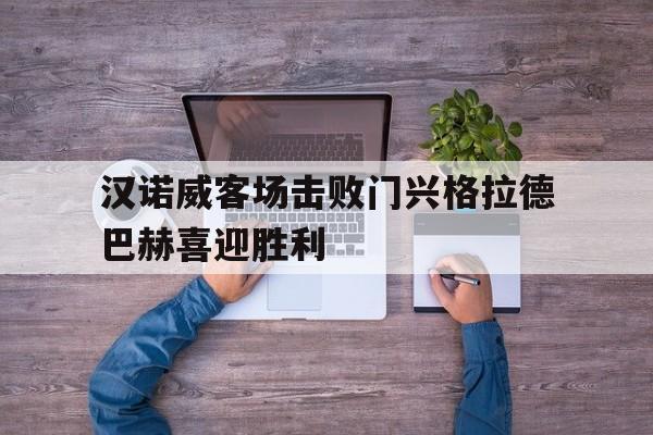 九游体育app-汉诺威客场击败门兴格拉德巴赫喜迎胜利